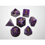 Chessex Chessex 7-Die set Vortex - Purple/Gold