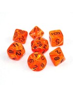 Chessex Chessex 7-Die set Vortex - Orange/Black