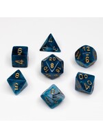 Chessex Chessex 7-Die set Phantom - Teal/Gold