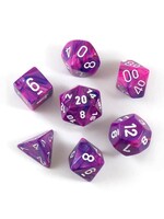 Chessex Chessex 7-Die set Festive - Violet/White