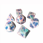 Chessex Chessex 7-Die set Festive - Pop Art/Blue