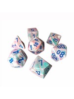 Chessex Chessex 7-Die set Festive - Pop Art/Blue