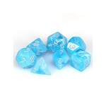 Chessex Chessex 7-Die set Luminary - Sky/Silver