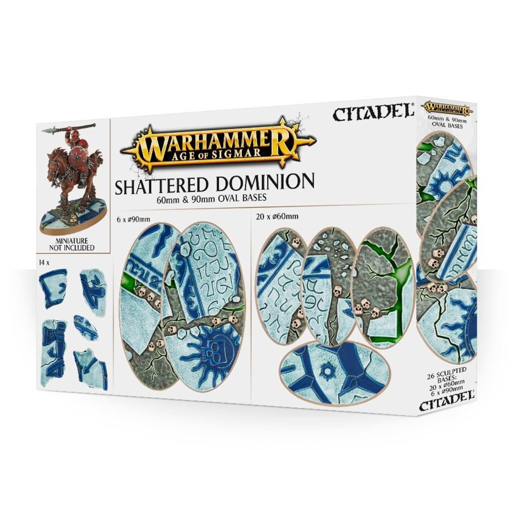 Games Workshop Shattered Dominion: 60mm & 90mm Oval Bases