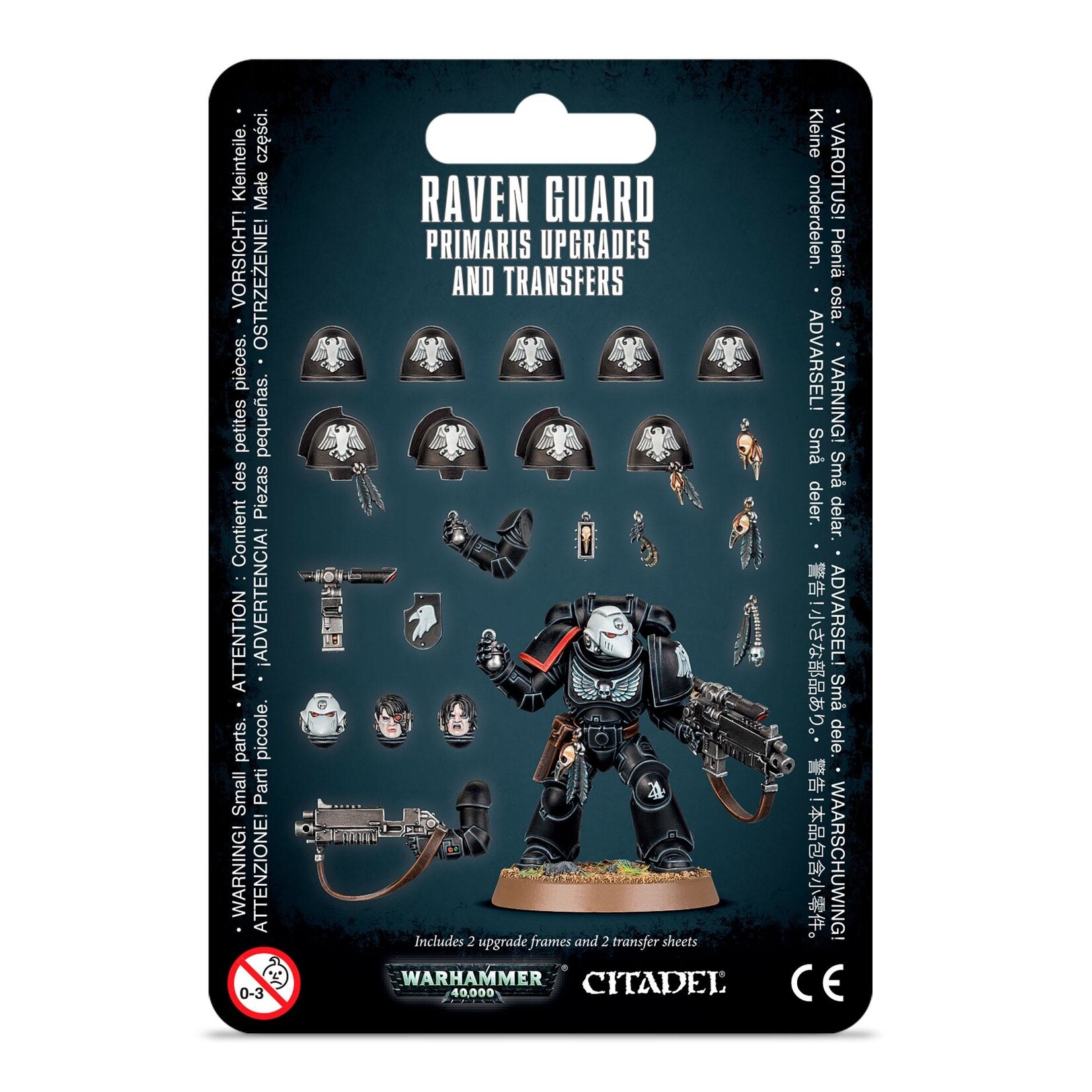 Games Workshop Space Marines Raven Guard Primaris Upgrades & Transfers