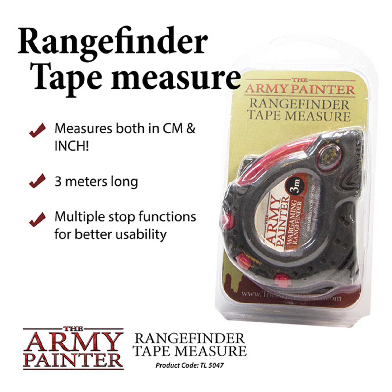 The Army Painter The Army Painter Rangefinder Tape Measure