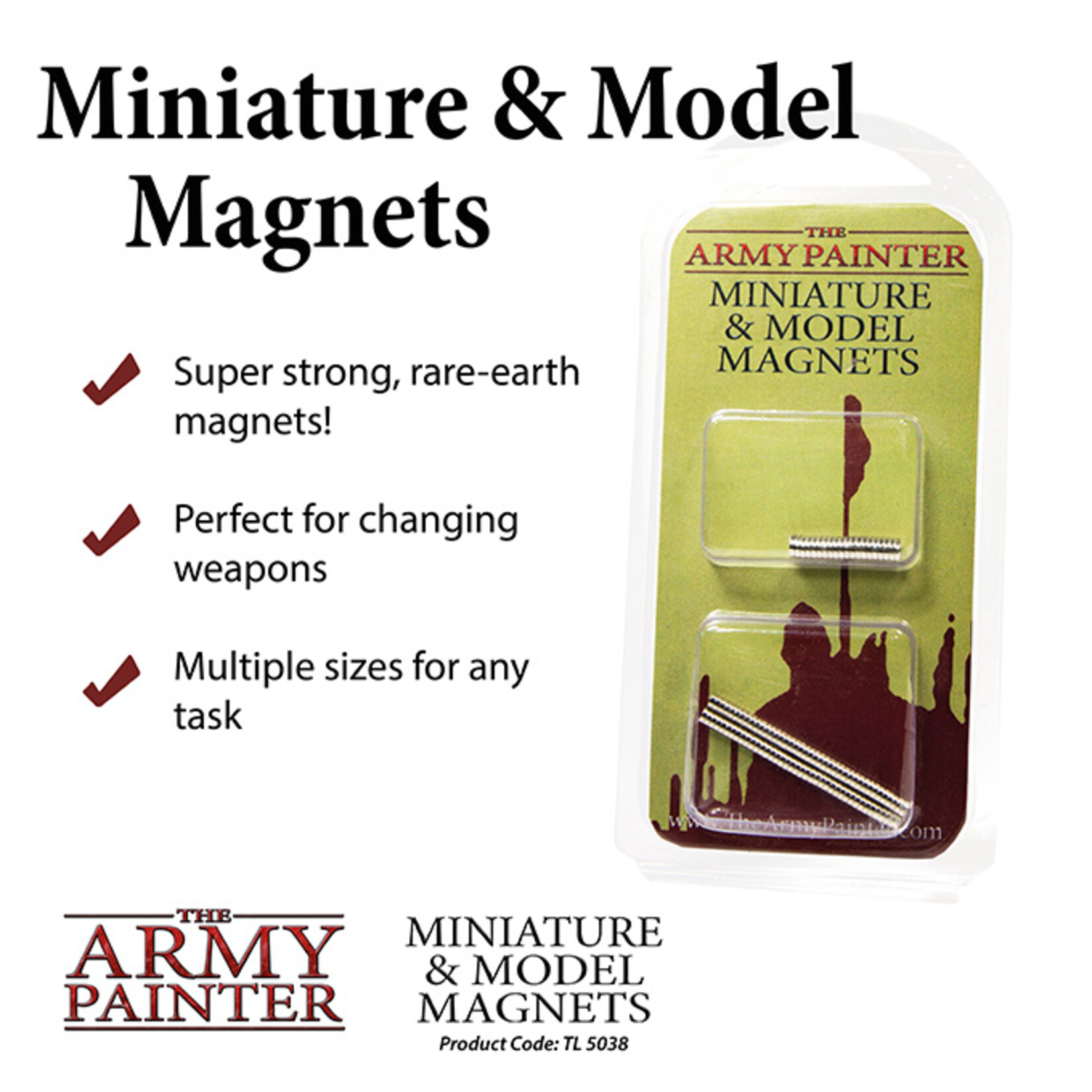 The Army Painter The Army Painter Miniature & Model Magnets (3mm; 5mm)