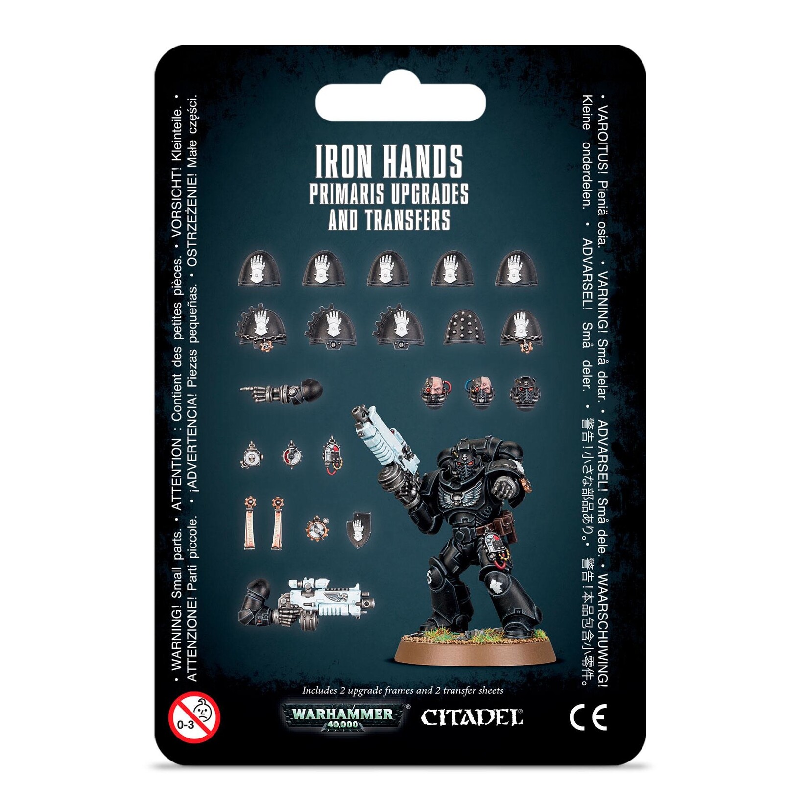 Games Workshop Space Marines Iron Hands Primaris Upgrades & Transfers