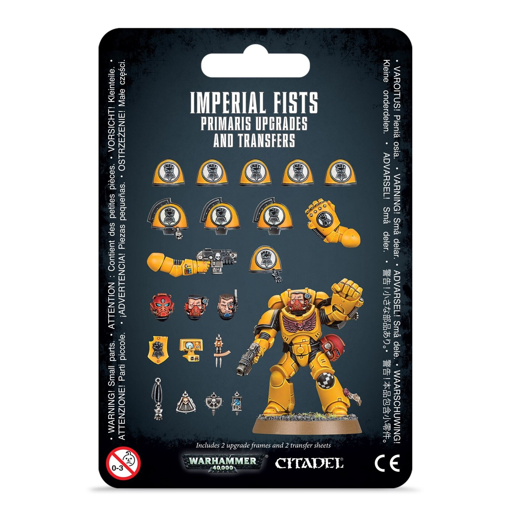 Games Workshop Space Marines Imperial Fists Primaris Upgrades & Transfers