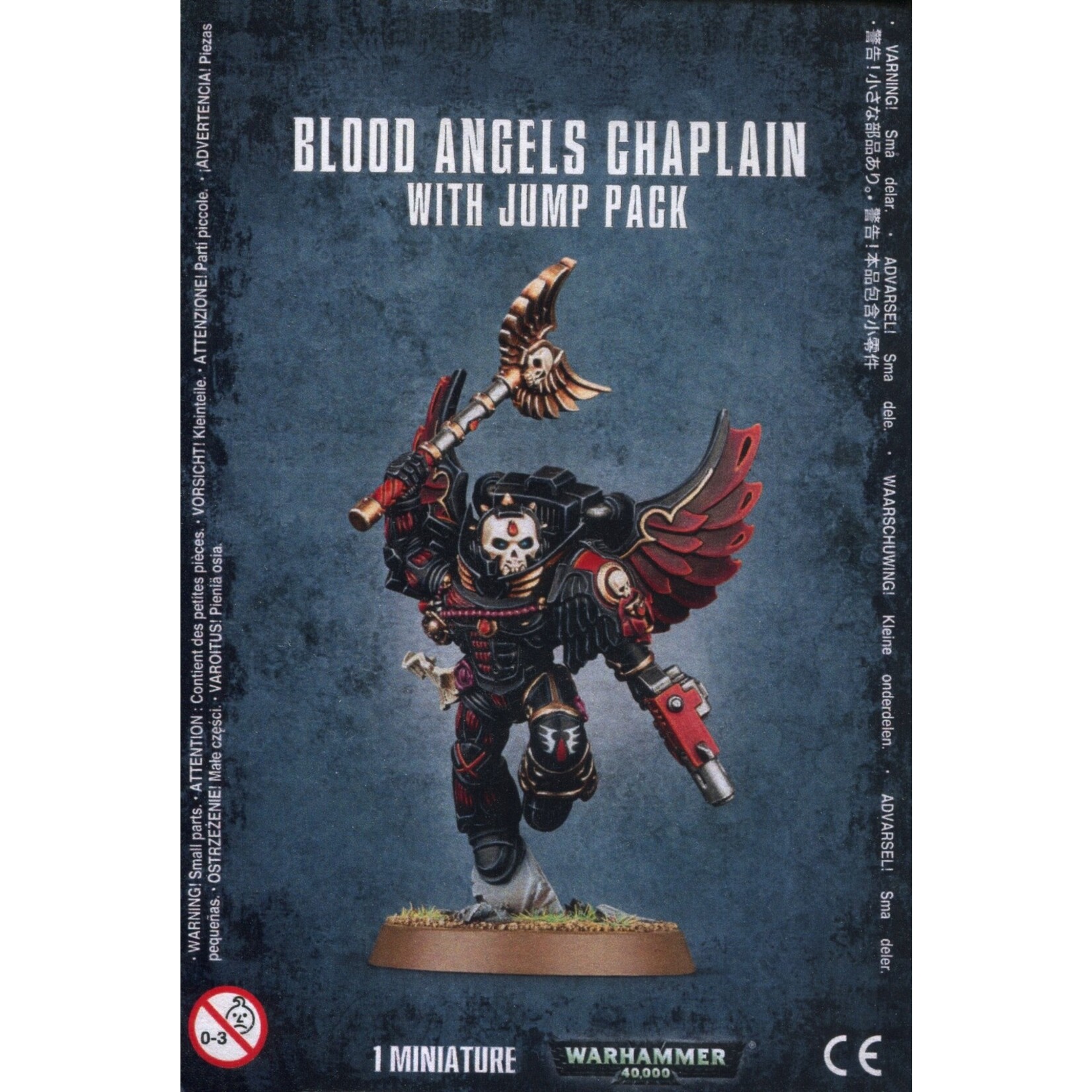 Games Workshop Blood Angels Chaplain with Jump Pack