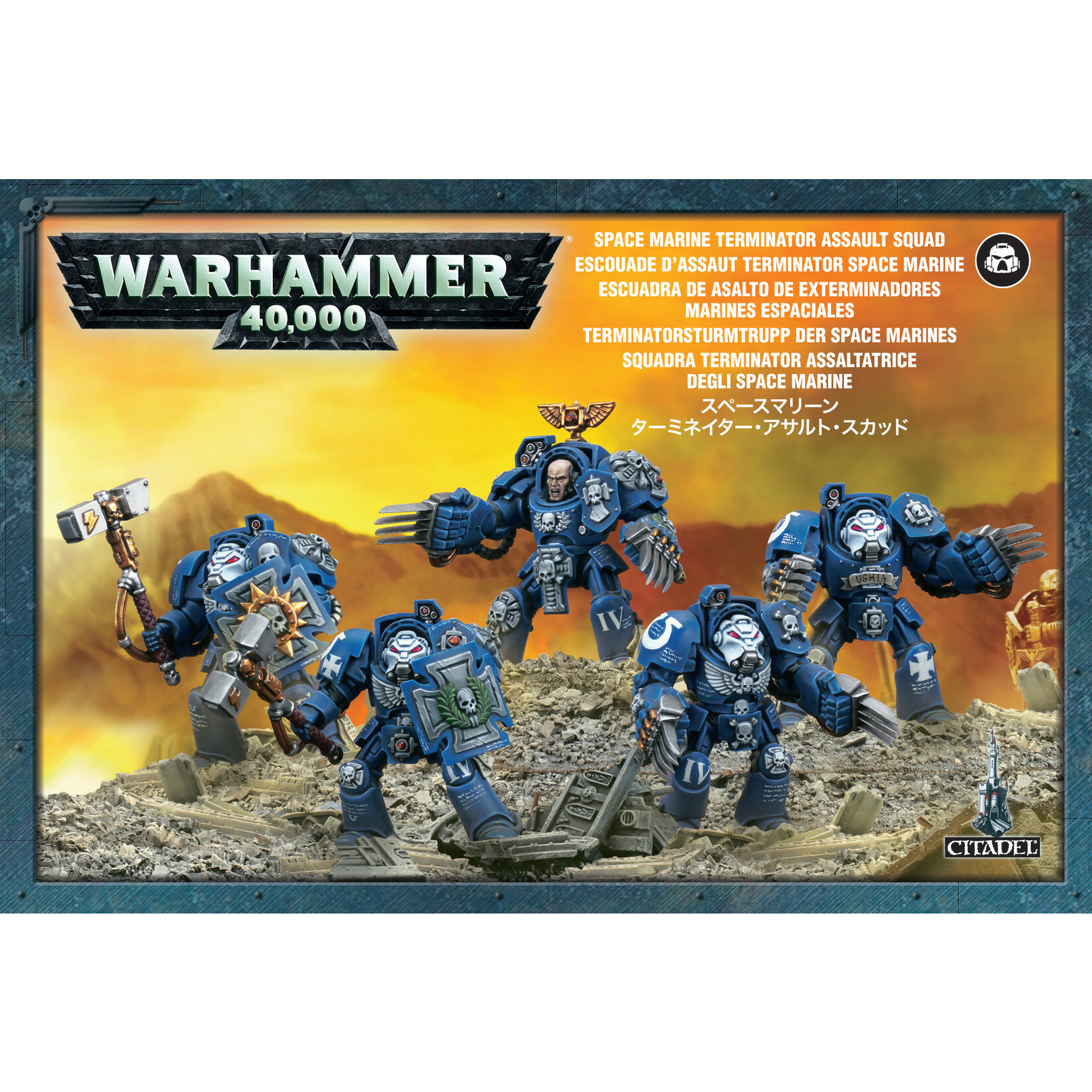 Games Workshop Space Marines Terminator Assault Squad