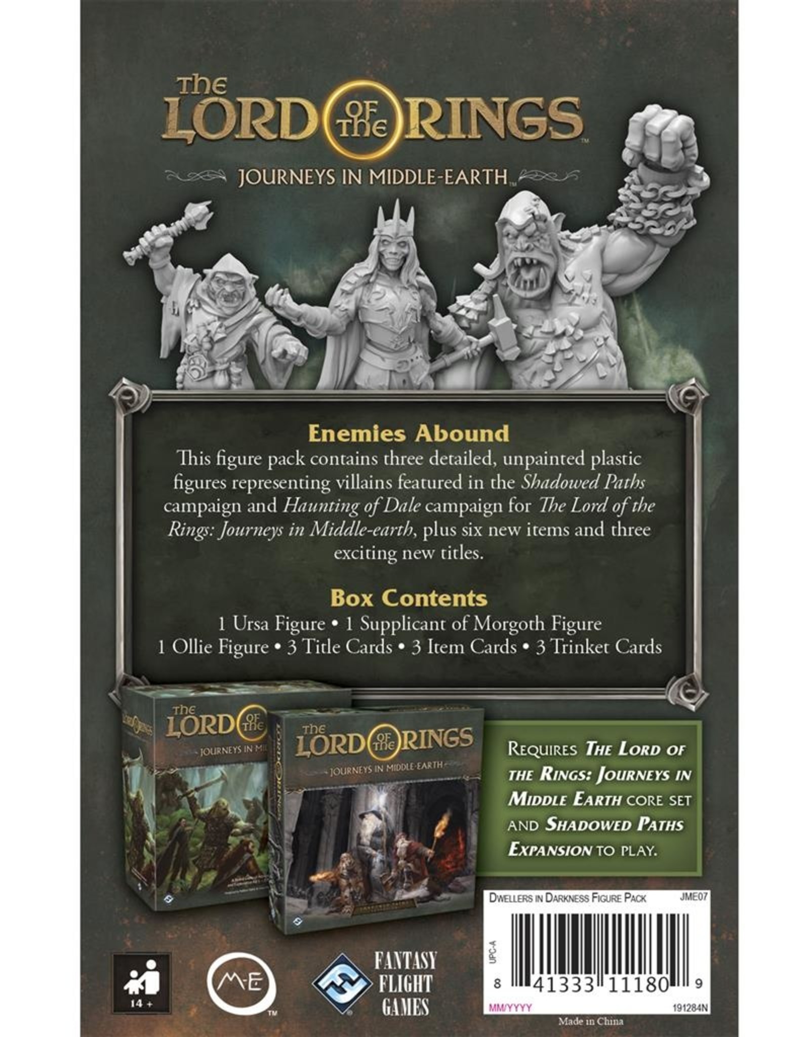 Lord of the Rings Journeys in Middle-Earth: Dwellers in Darkness Figure ...