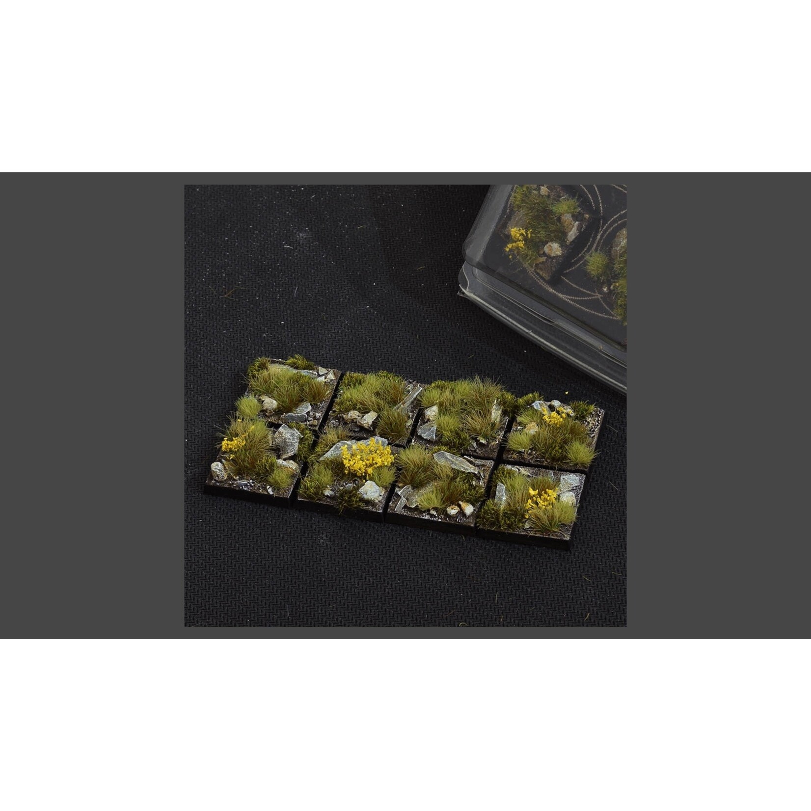 Gamers Grass Highland Bases Pre-Painted (8x 25mm Square)