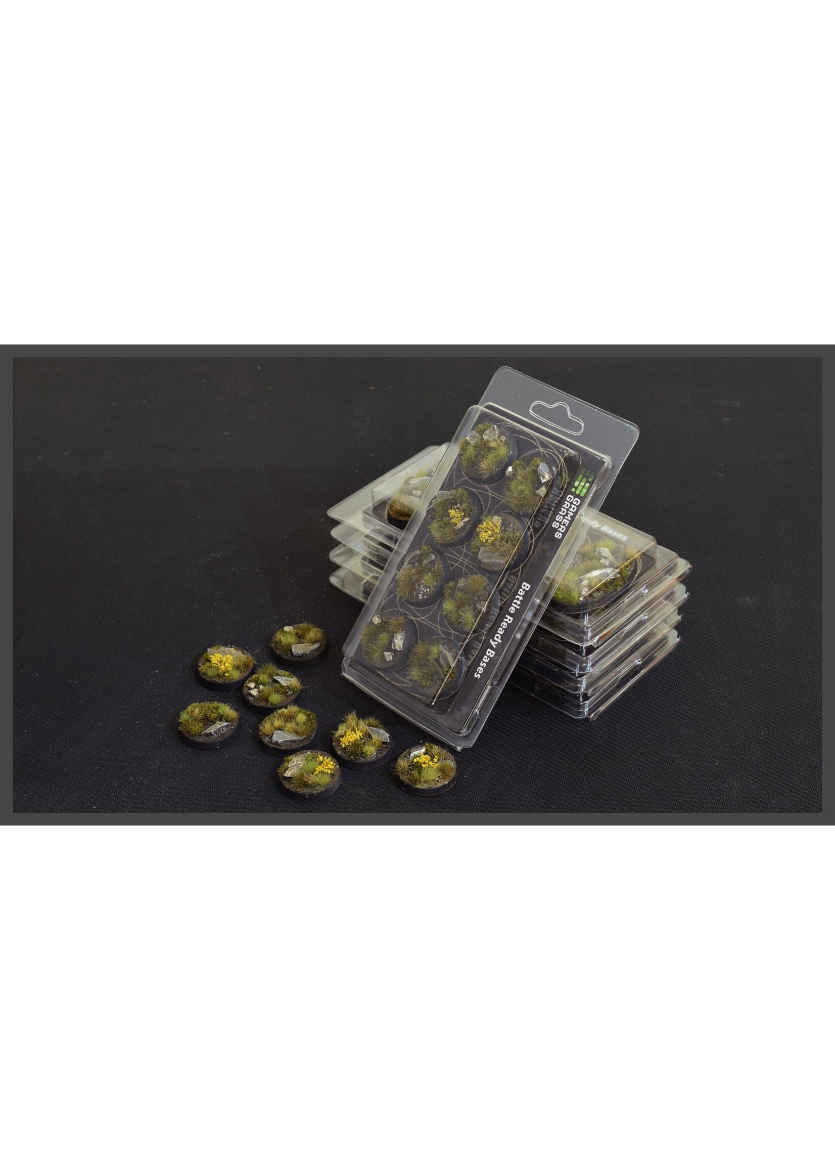 Gamers Grass Highland Bases Pre-Painted (8x 32mm Round)