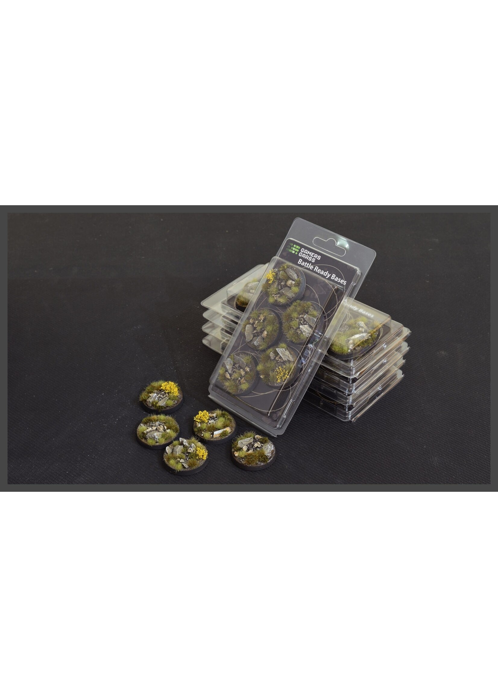 Gamers Grass Highland Bases Pre-Painted (5x 40mm Round)