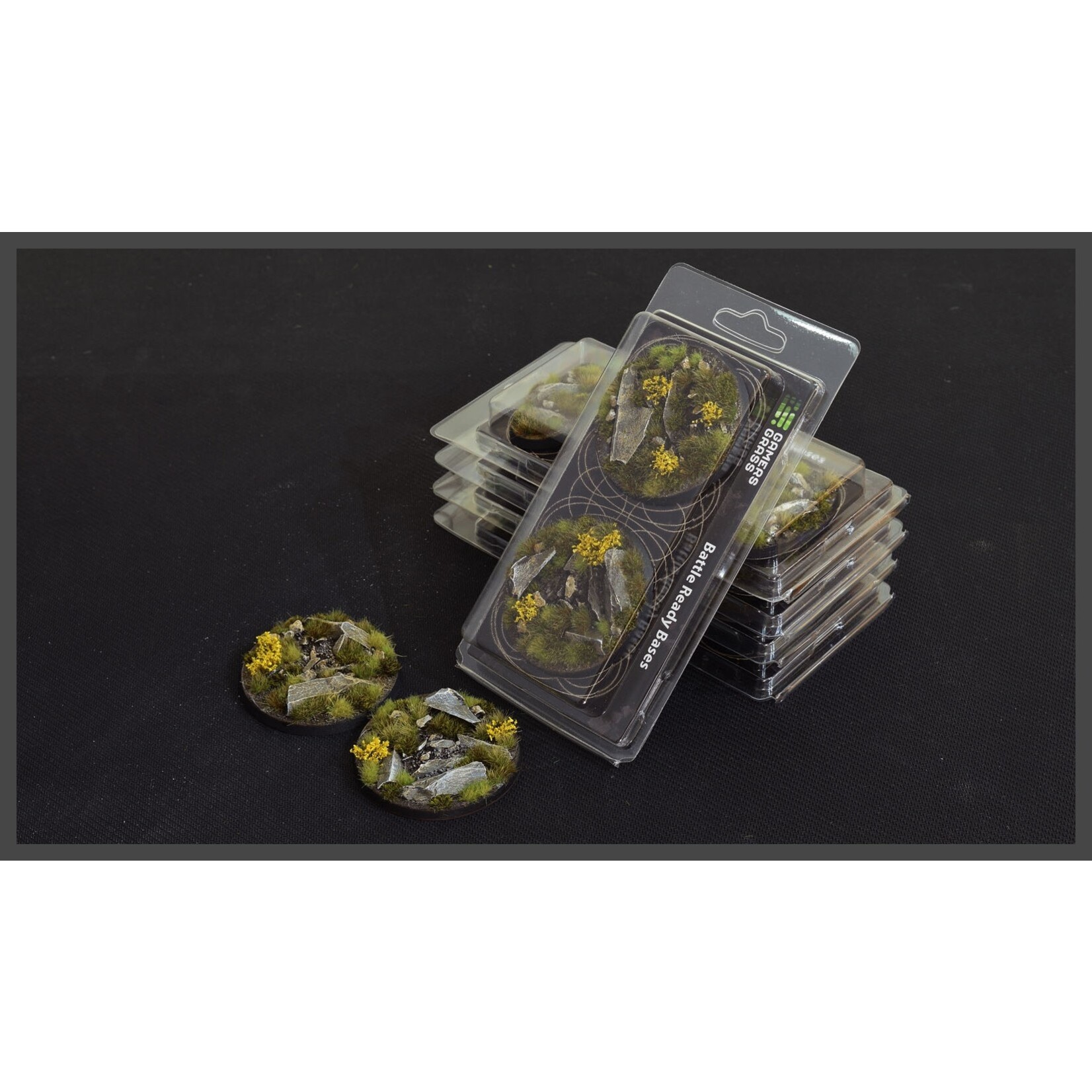 Gamers Grass Highland Bases Pre-Painted (2x 60mm Round)