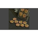 Gamers Grass Badlands Bases Pre-Painted (8x 32mm Round)