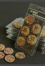 Gamers Grass Badlands Bases Pre-Painted (5x 40mm Round)