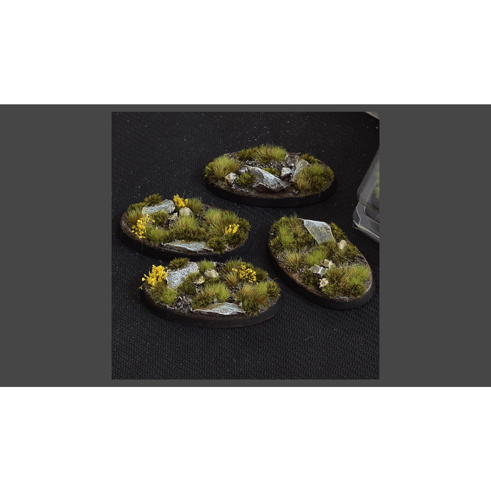 Gamers Grass Highland Bases Pre-Painted (4x 60mm Oval)