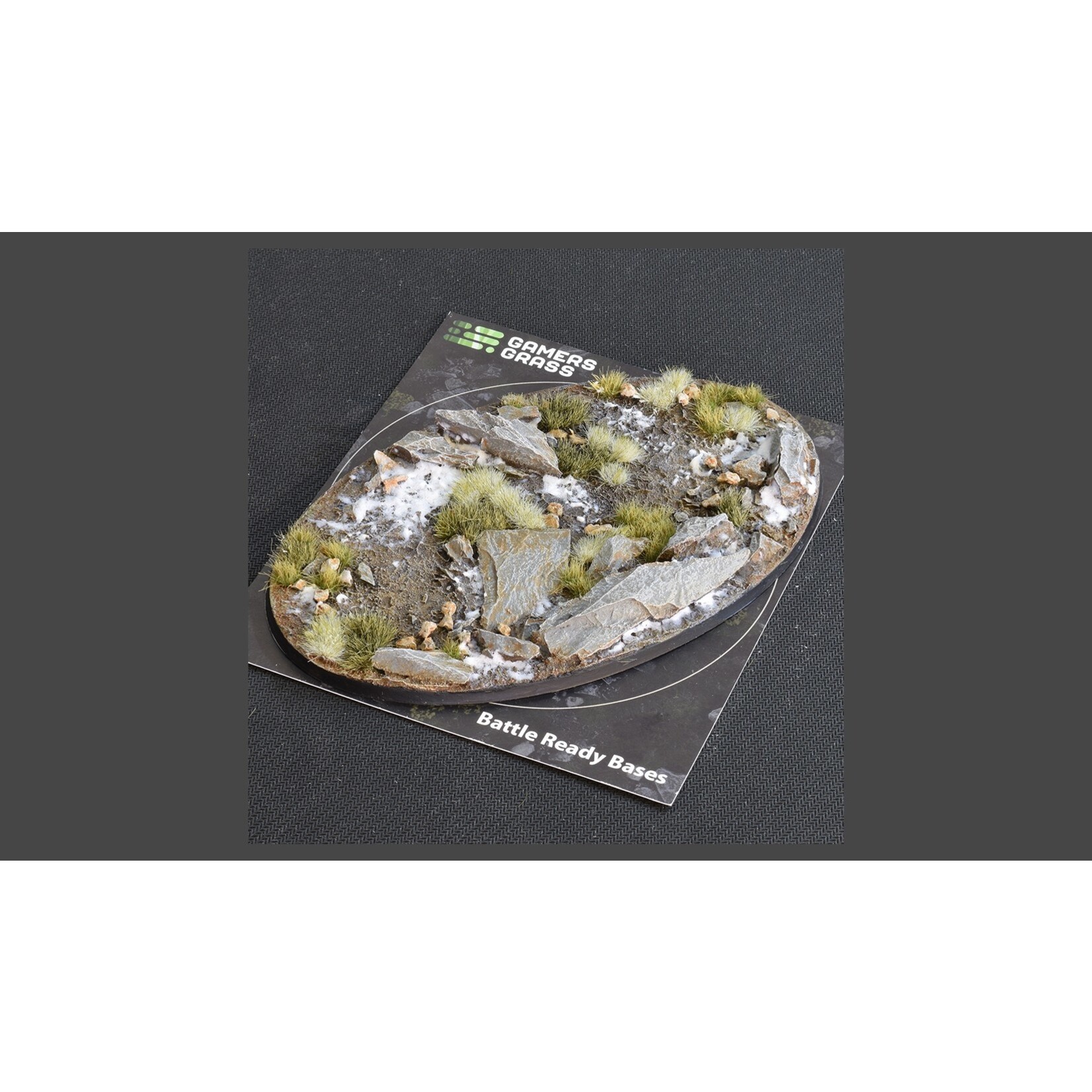 Gamers Grass Winter Bases Pre-Painted (1x 170mm Oval)