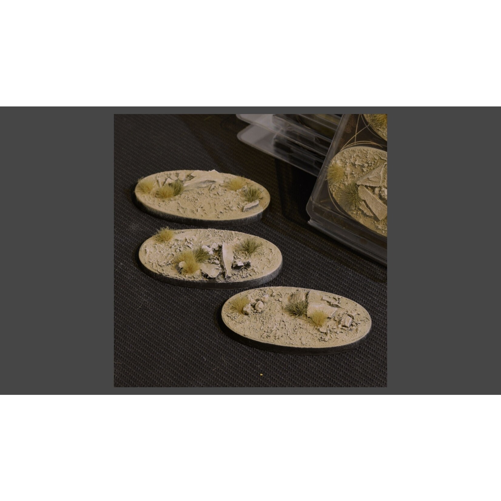 Gamers Grass Arid Steppe Bases Pre-Painted (3x 75mm Oval)