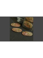 Gamers Grass Badlands Bases Pre-Painted (3x 75mm Oval)