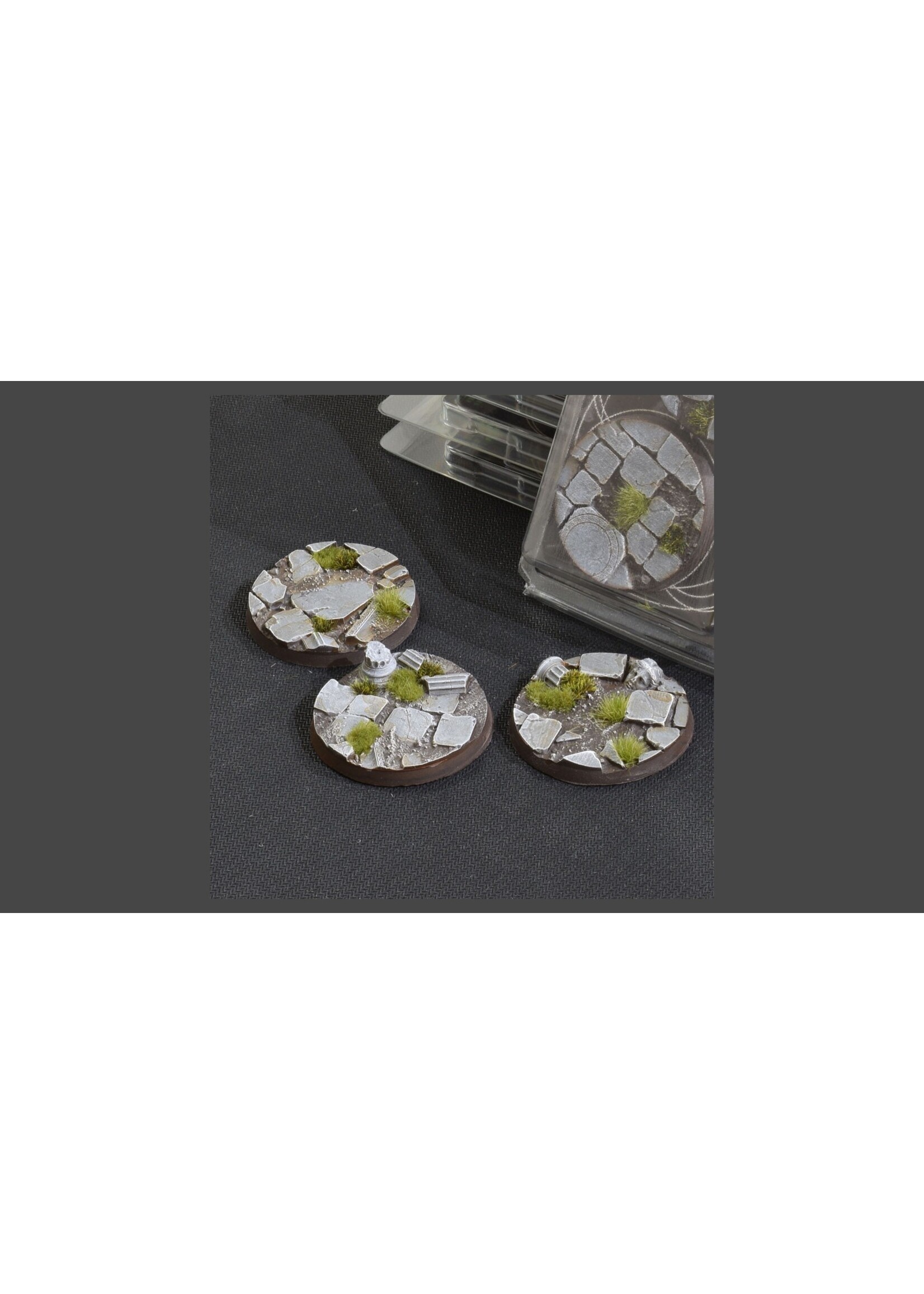 Gamers Grass Temple Bases Pre-Painted (3x 50mm Round)
