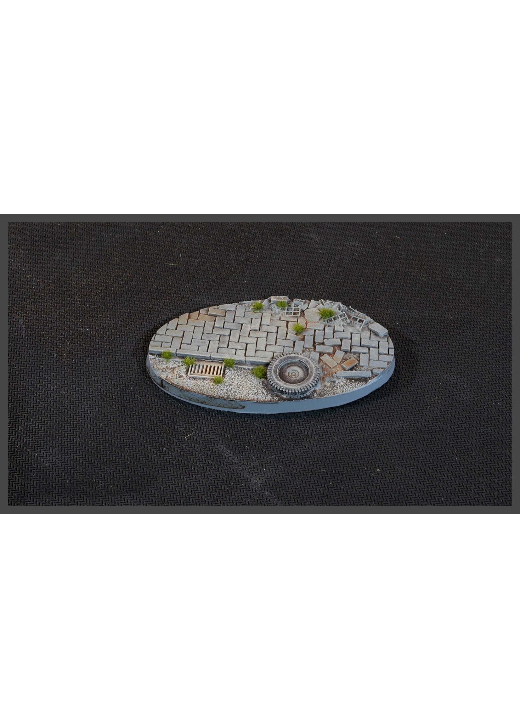 Gamers Grass Urban Warfare Bases Pre-Painted (2x 90mm Oval)