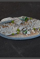 Gamers Grass Urban Warfare Bases Pre-Painted (2x 90mm Oval )