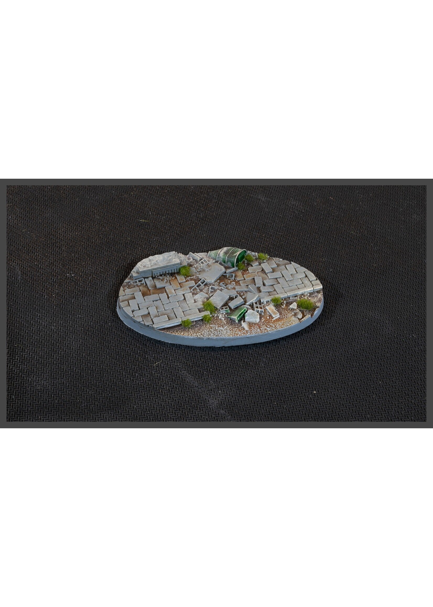 Gamers Grass Urban Warfare Bases Pre-Painted (2x 90mm Oval)