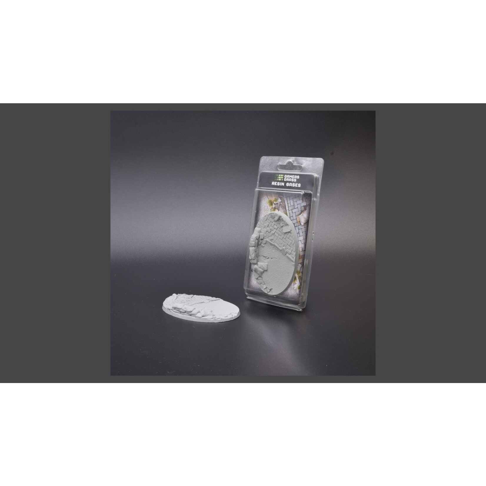 Gamers Grass Urban Warfare Resin Bases Unpainted (1x 105mm Oval)