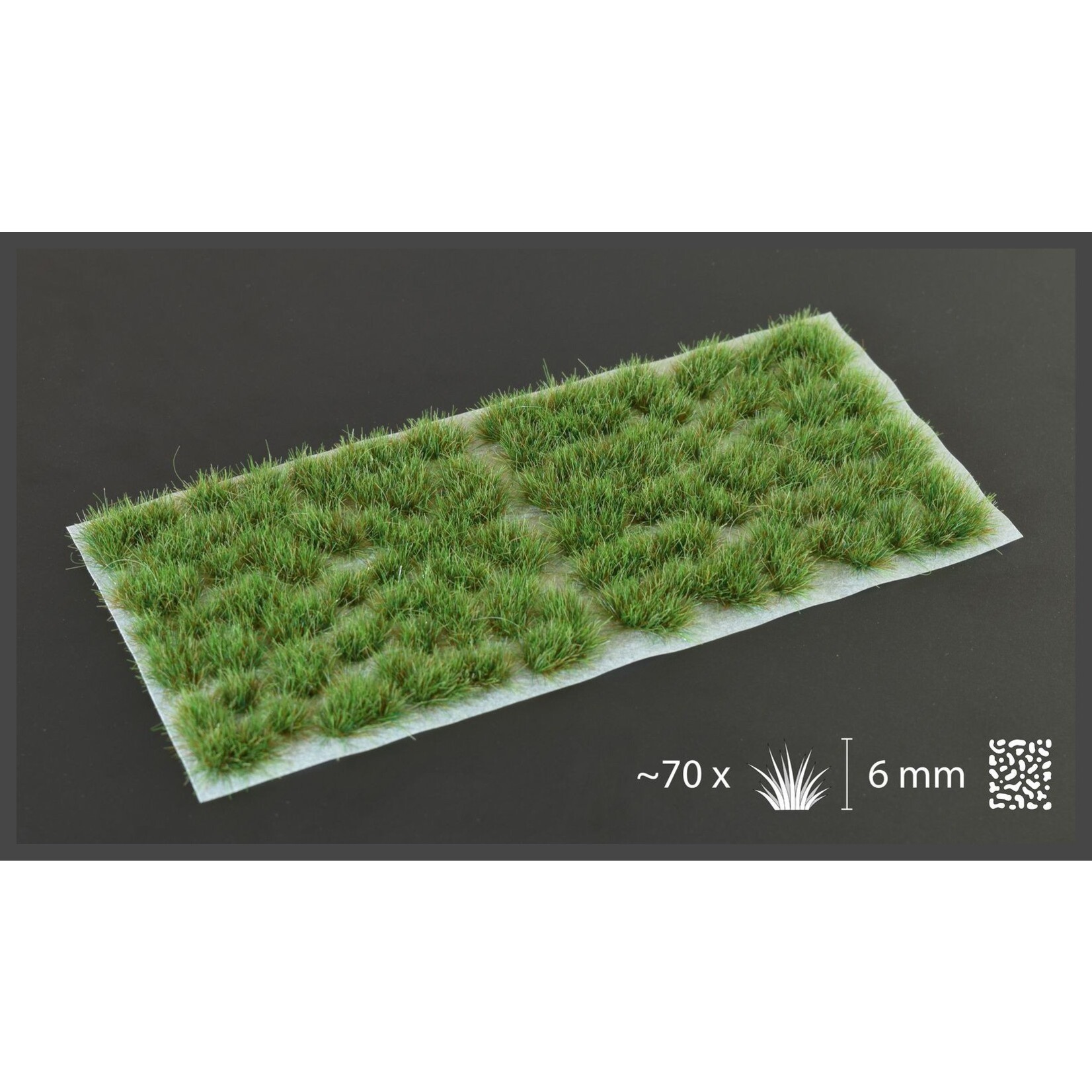 Gamers Grass Strong Green Tufts Wild (6mm)