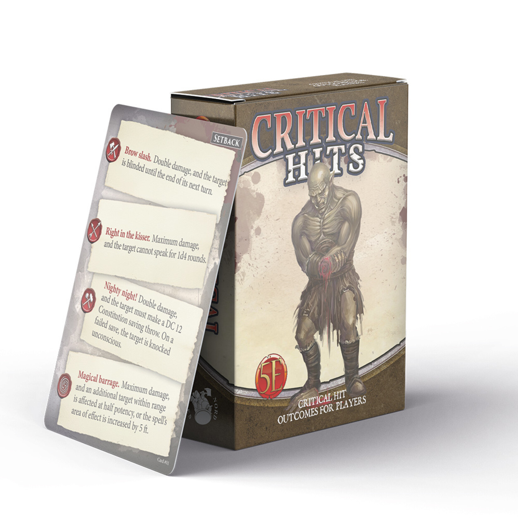 Nord Games Game Master's Toolbox - Critical Hits Deck for Players (5e)