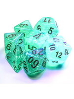 Chessex Chessex 7-Die set Borealis Luminary  - Light Green/Gold