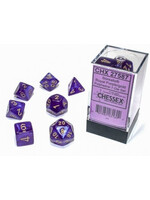 Chessex Chessex 7-Die set Borealis Luminary - Royal Purple/Gold
