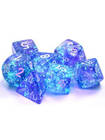Chessex Chessex 7-Die set Borealis Luminary  - Purple/White