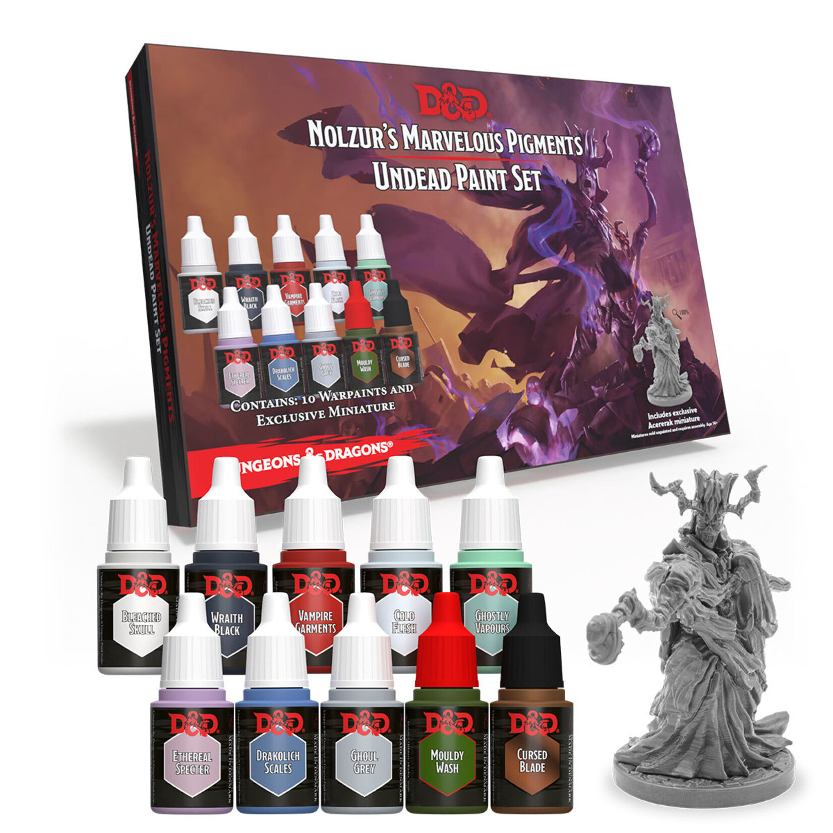 Gale Force Nine D&D Nolzur's Marvelous Pigments Undead Paint Set