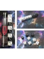 Kraken Wargames Positive/Negative D6 Dice 16 mm (8 Dice in Tube)