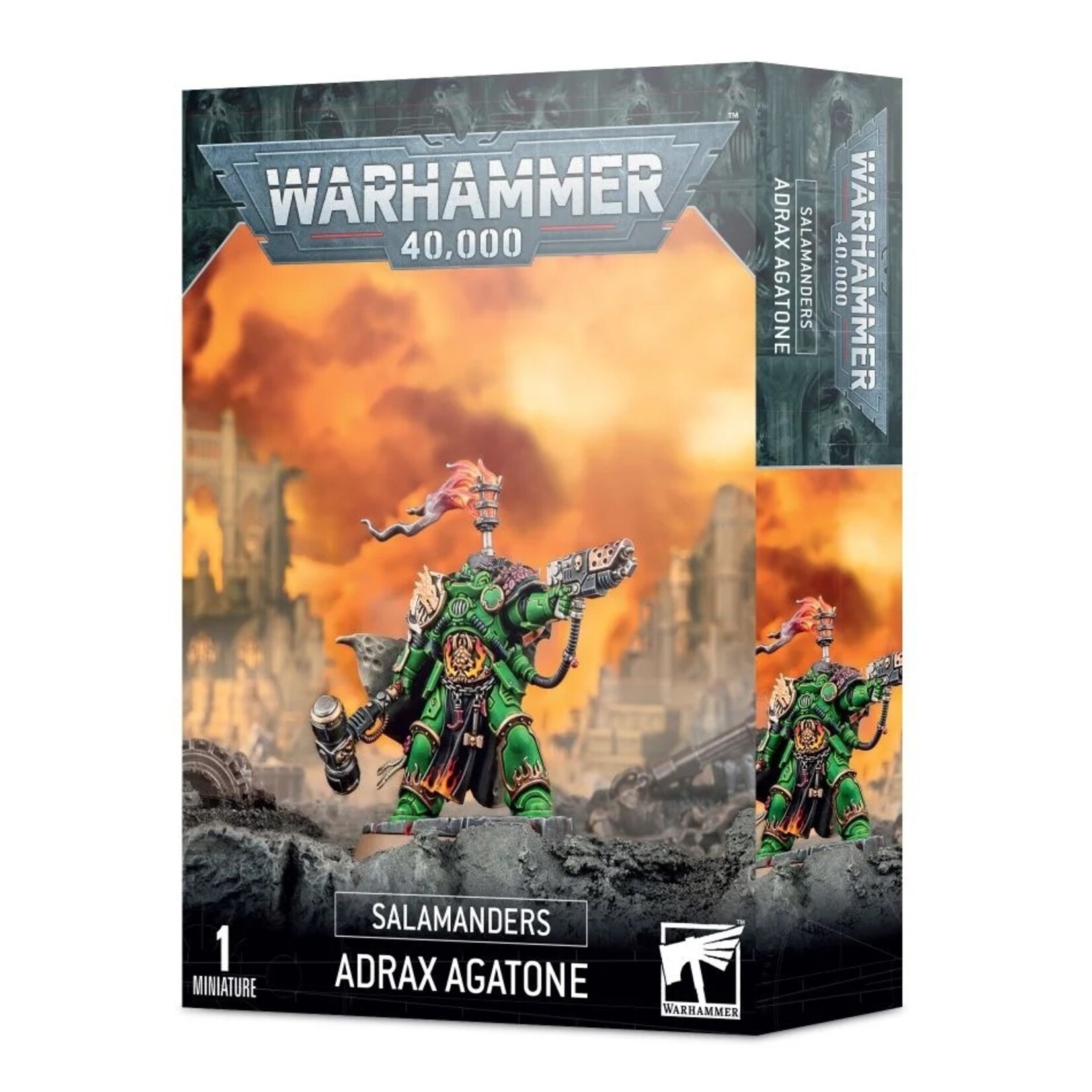 Games Workshop Space Marines Salamanders Adrax Agatone