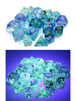 Chessex Chessex 7-Die set Nebula Luminary - Oceanic/Gold