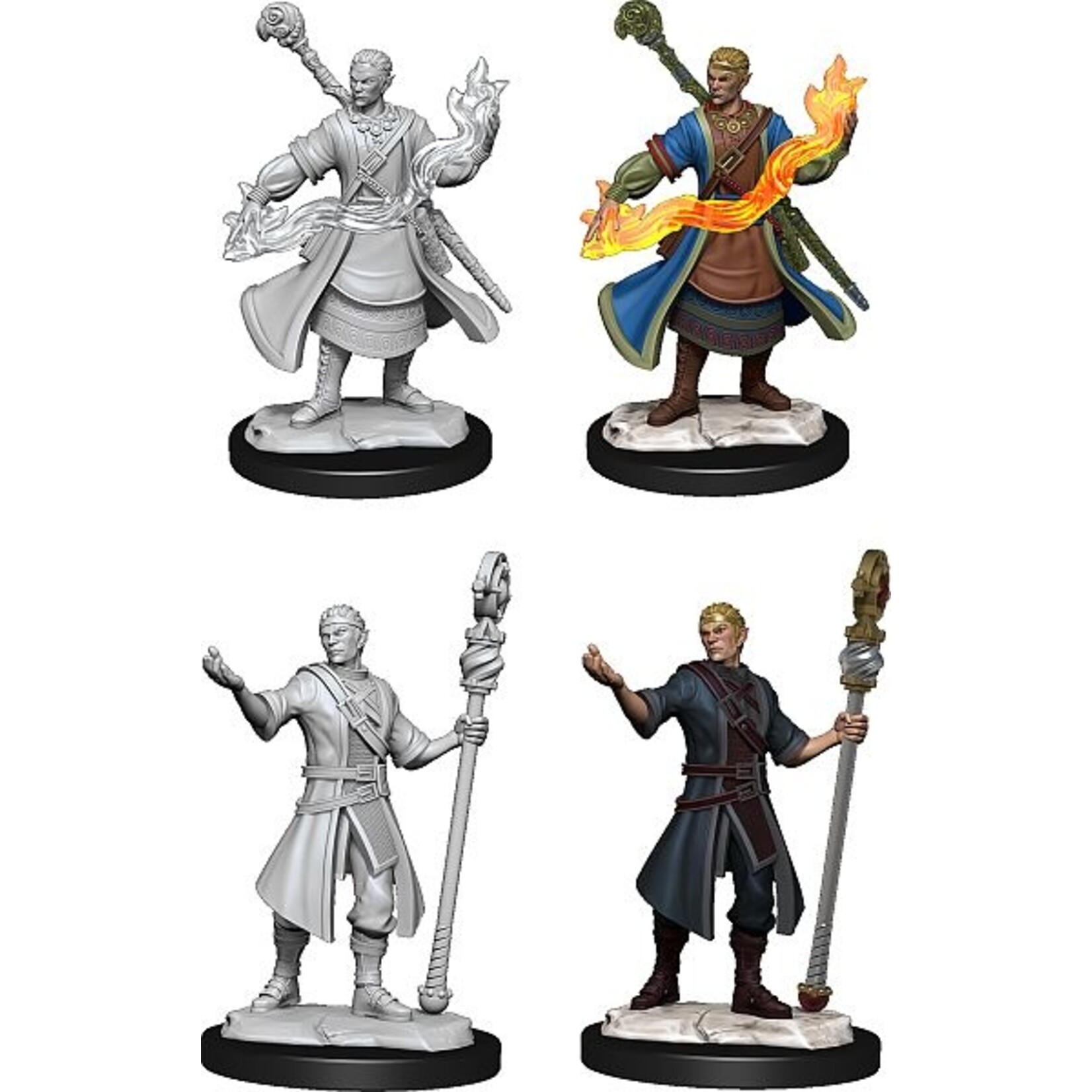 Wizkids D&D Nolzur's Marvelous Miniatures Half-Elf Wizard Male