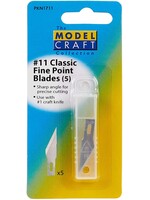 Model Craft Classic Craft Knife #11 Blades Refill Pack (5)
