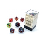 Chessex Chessex 7-Die set Nebula Luminary - Primary/Blue