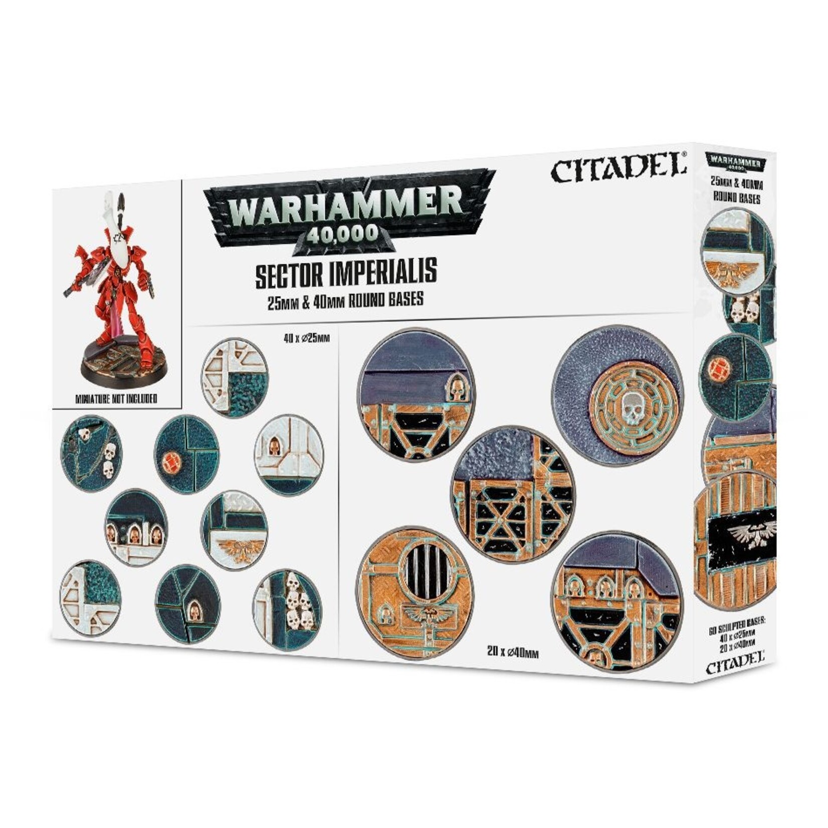 Games Workshop Sector Imperialis: 25mm en 40mm round bases