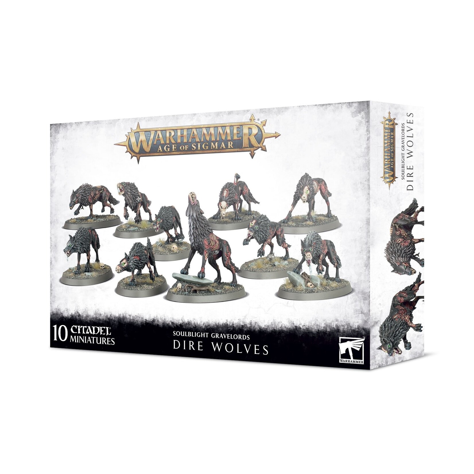 Games Workshop Soulblight Gravelords Dire Wolves