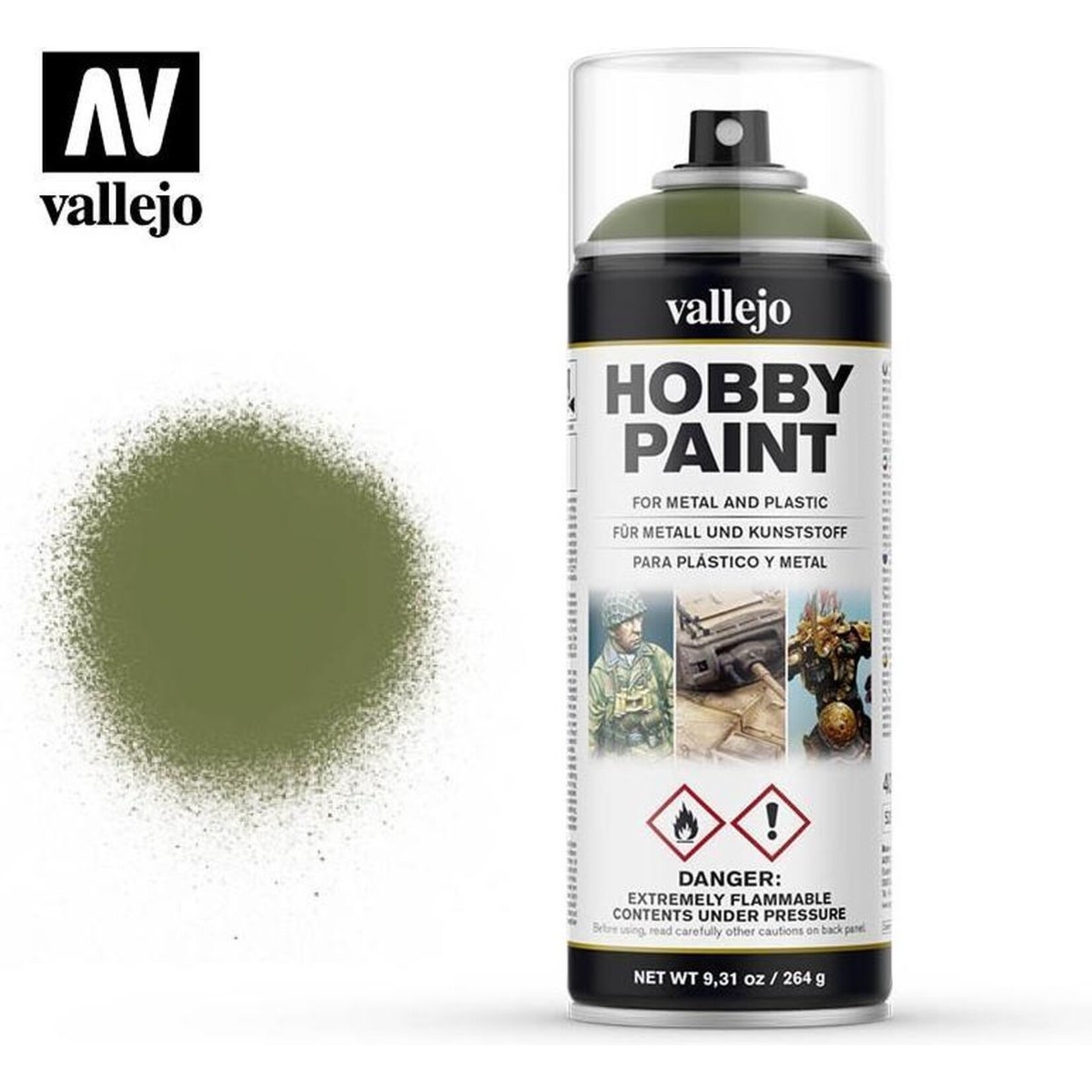 Vallejo Vallejo Spray Primer Goblin Green