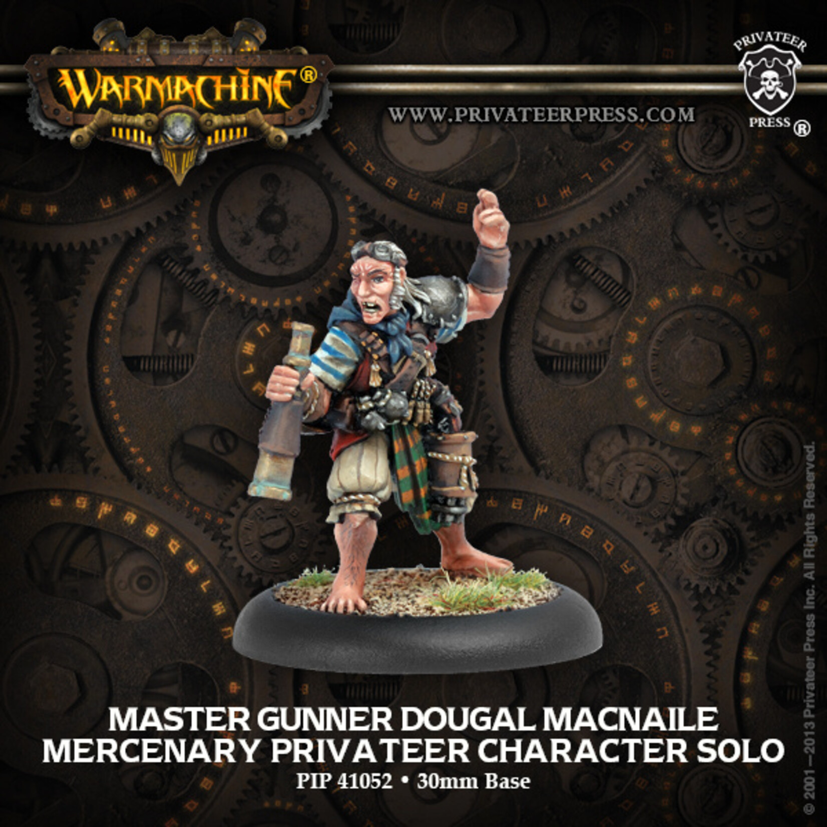 Privateer Press Master Gunner Dougal MacNaile