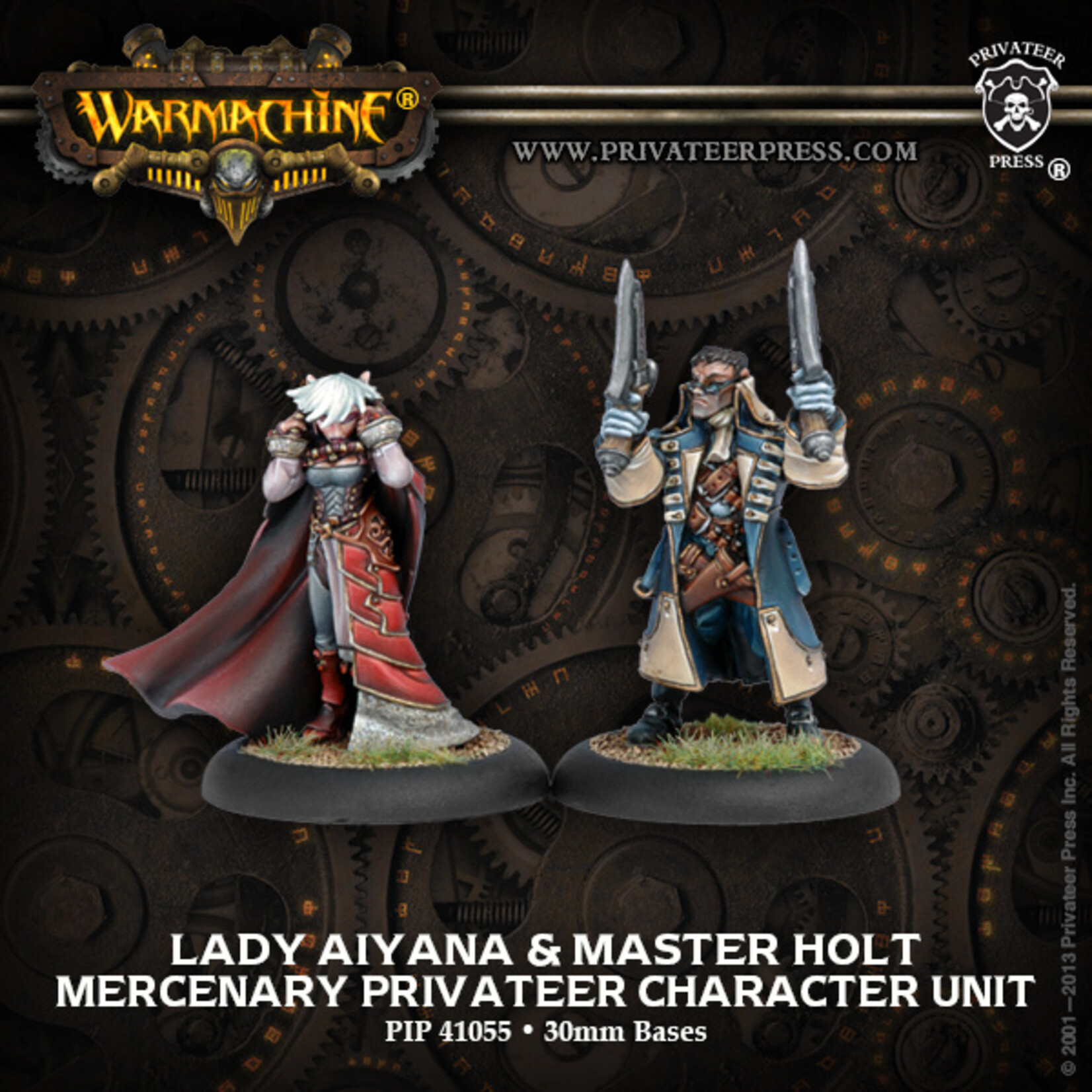 Privateer Press Lady Aiyana and Master Holt