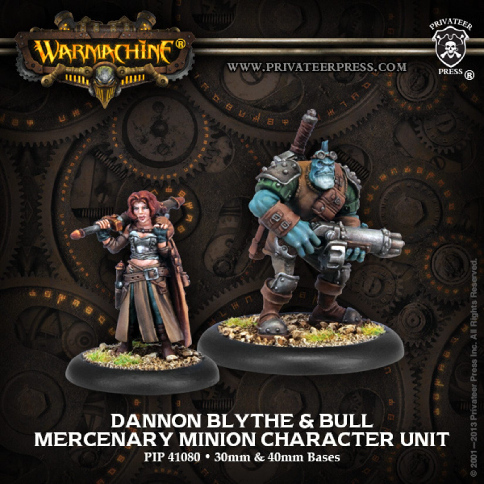 Privateer Press Dannon Blythe and Bull