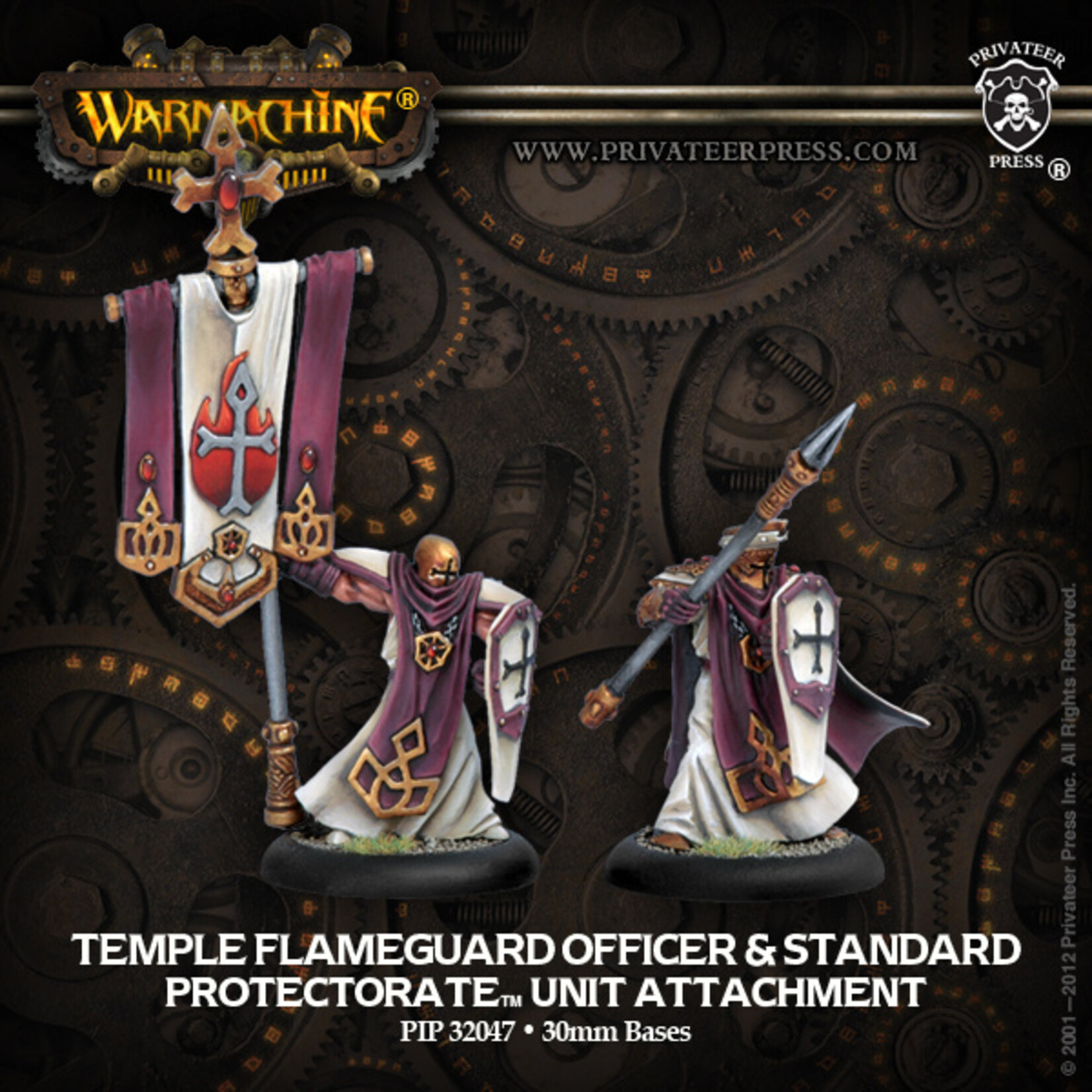 Privateer Press Flameguard Officer and Standard